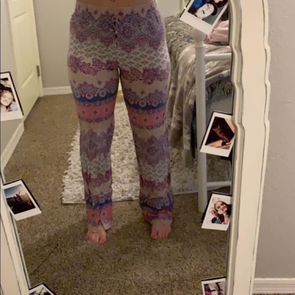 Multi colored light pants